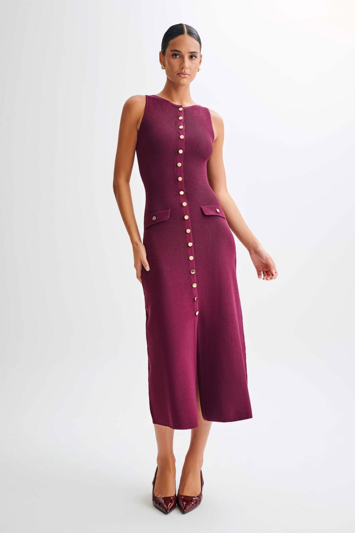 Maxi Dress – Sleeveless, Occasion Gown for Weddings & Events