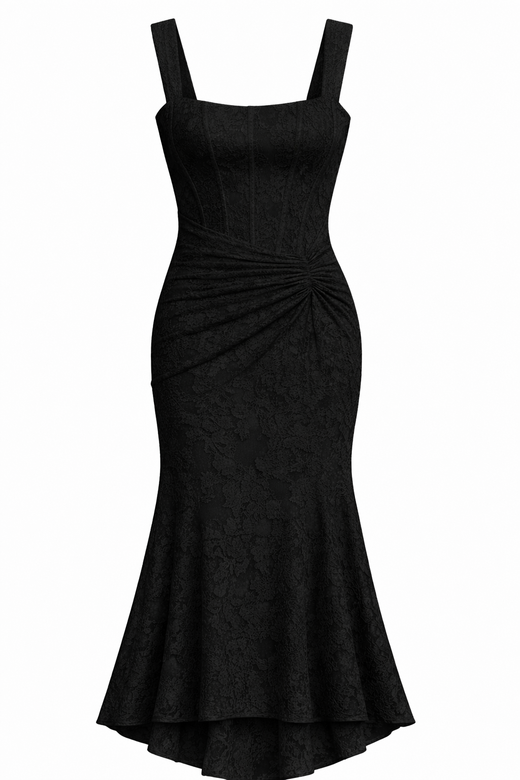 Satin Midi Dress – Occasion Gown for Weddings & Events