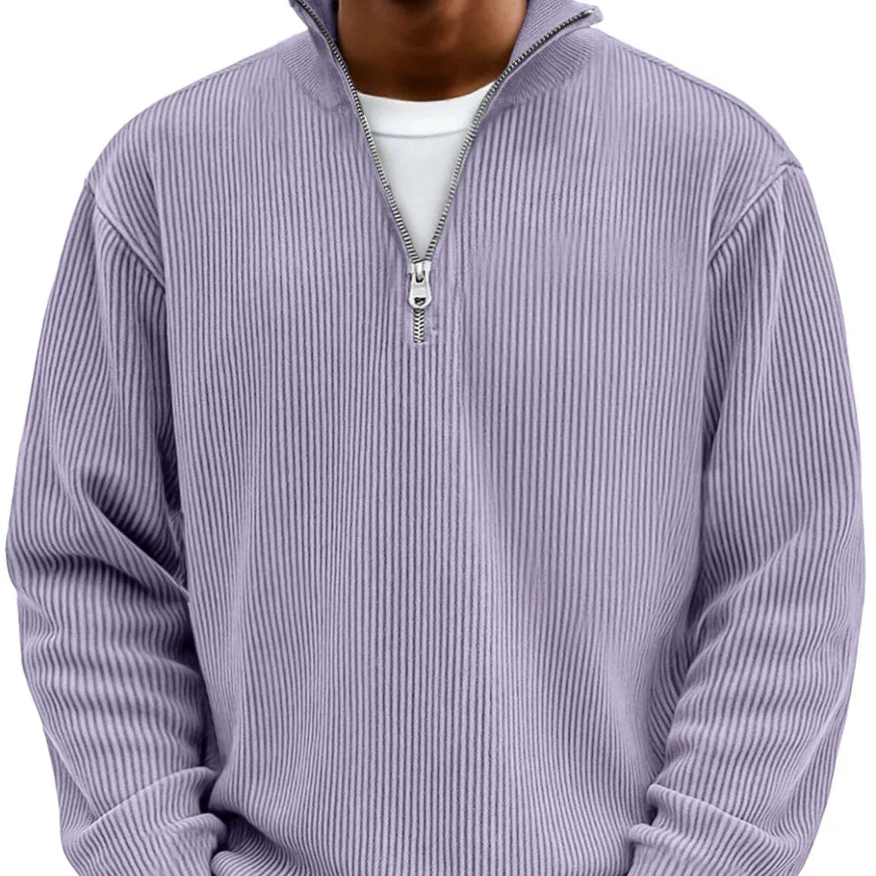 High Neck Zipper Jumper in Soft Fabric – Casual Wear, Everyday Style