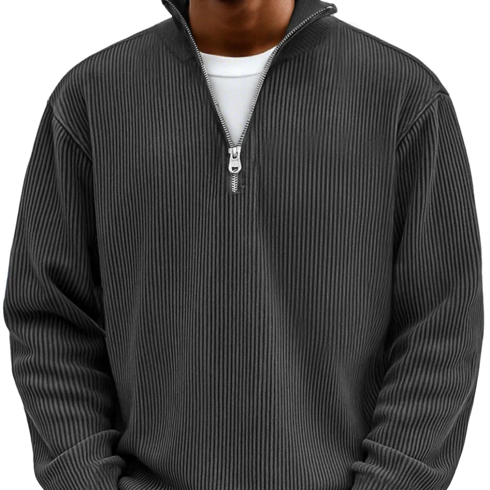 High Neck Zipper Jumper in Soft Fabric – Casual Wear, Everyday Style