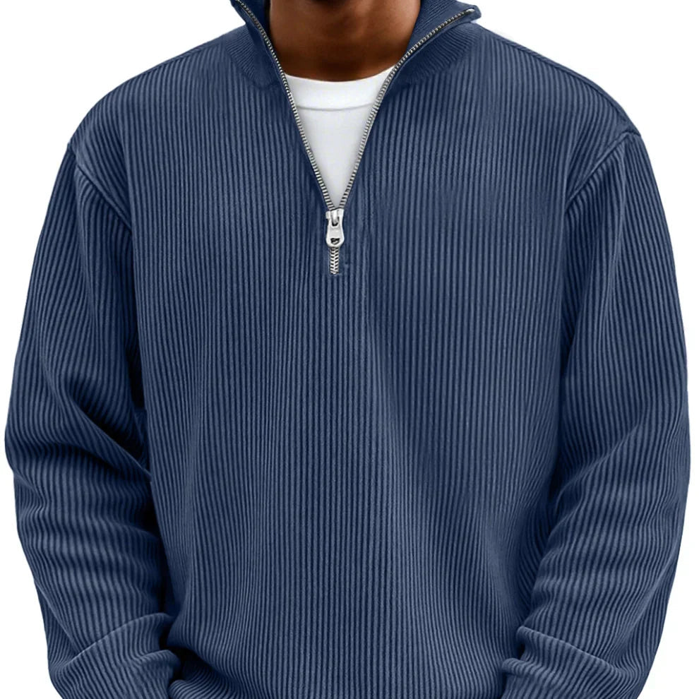 High Neck Zipper Jumper in Soft Fabric – Casual Wear, Everyday Style