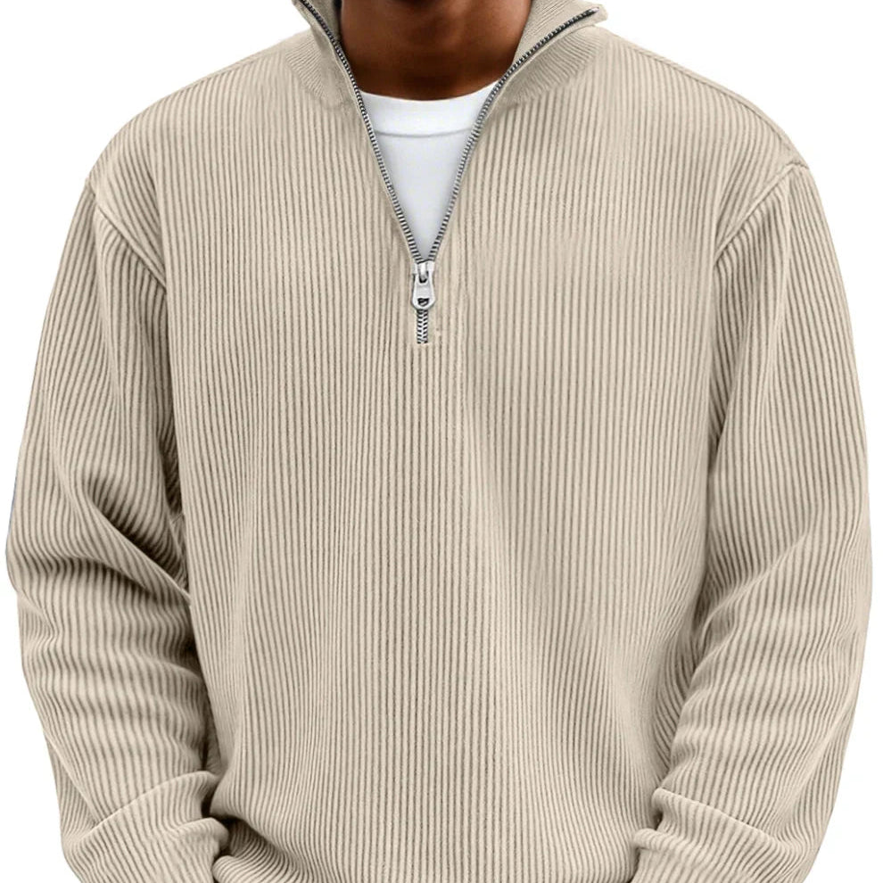 High Neck Zipper Jumper in Soft Fabric – Casual Wear, Everyday Style