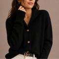 Women's Knit Cardigan – Soft Button-Up Sweater, Casual, Everyday Wear