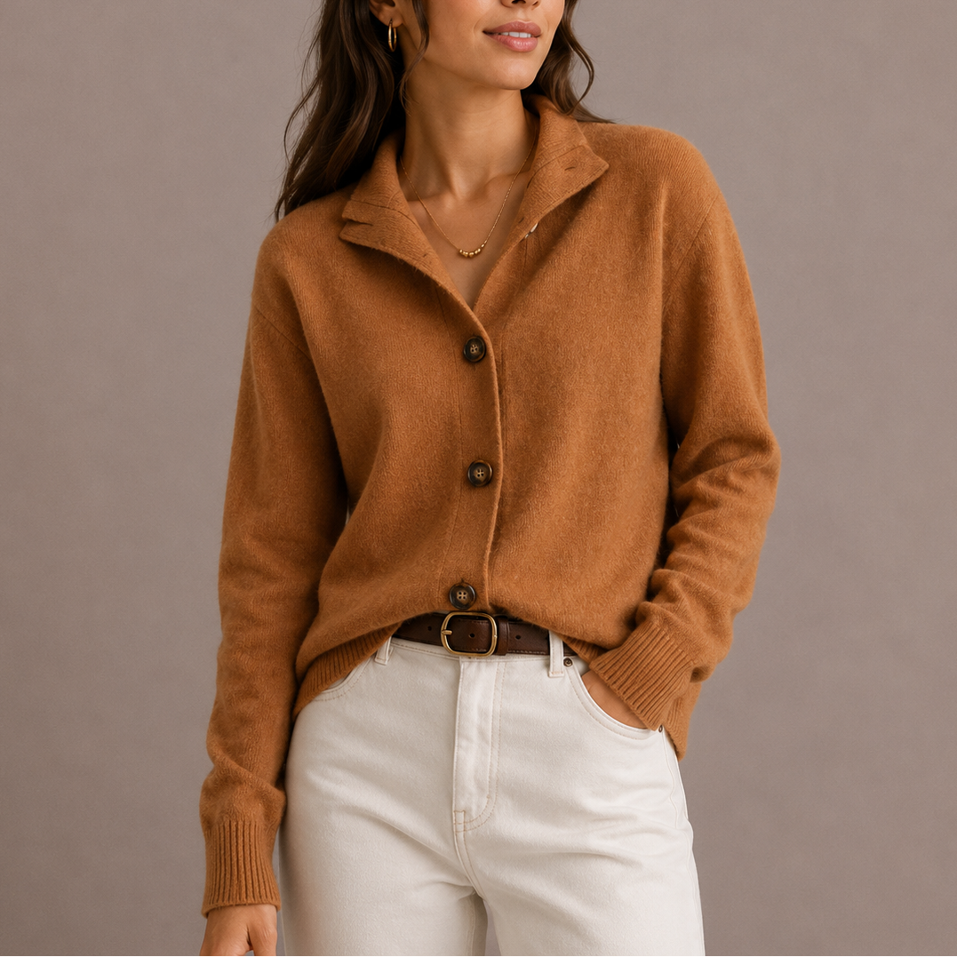 Women's Knit Cardigan – Soft Button-Up Sweater, Casual, Everyday Wear