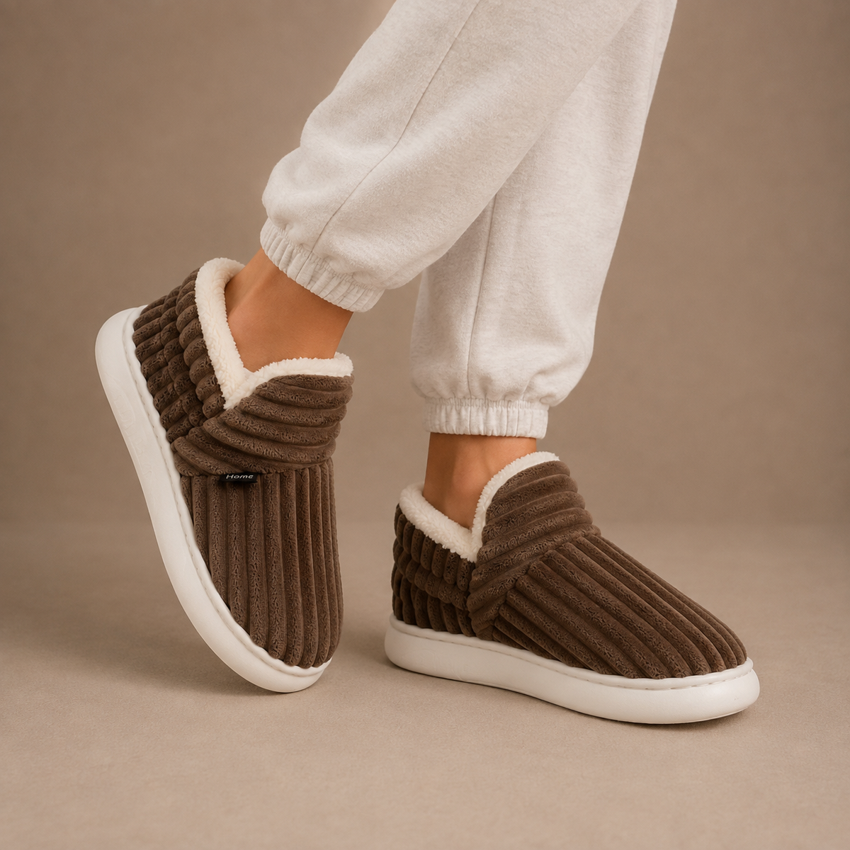 Women's Winter Slippers – Warm Fleece Lined, Slip-On House Shoes – Comfort, Home