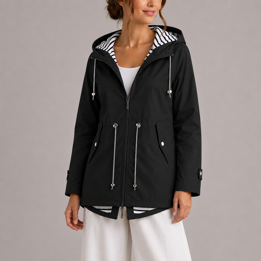 Women's Waterproof Jacket – Stylish Outerwear for Rainy Days, Outdoor Adventures