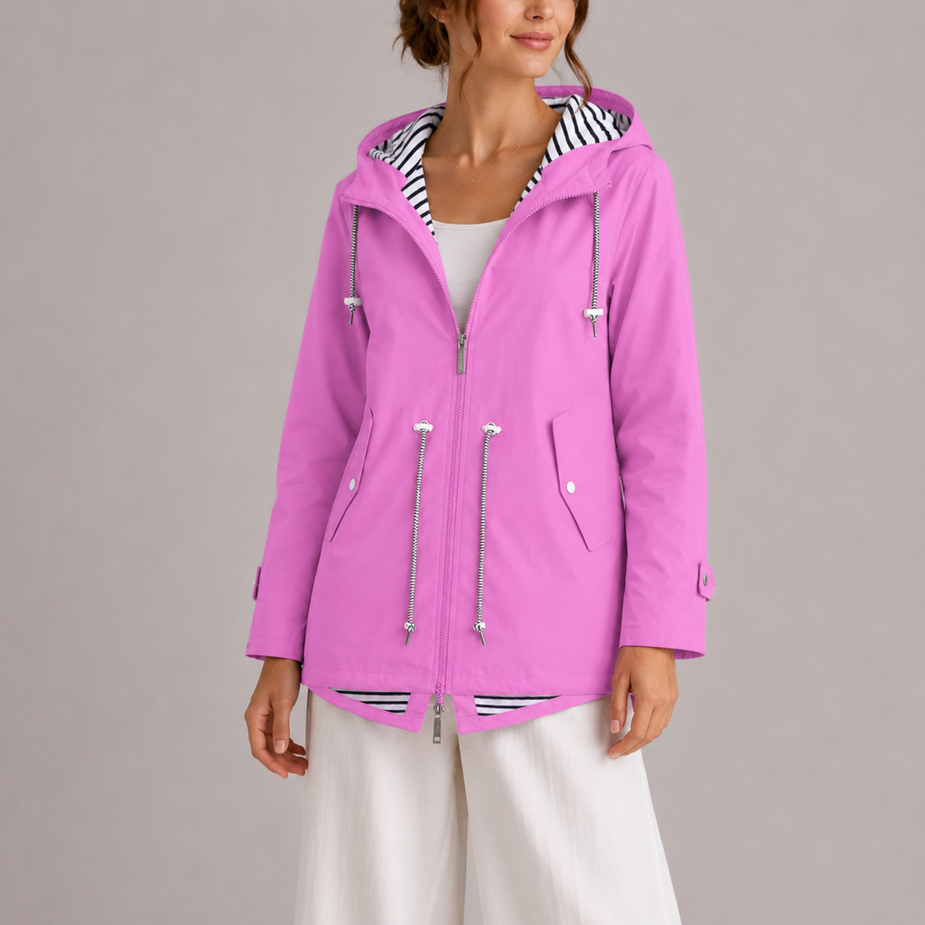 Women's Waterproof Jacket – Stylish Outerwear for Rainy Days, Outdoor Adventures