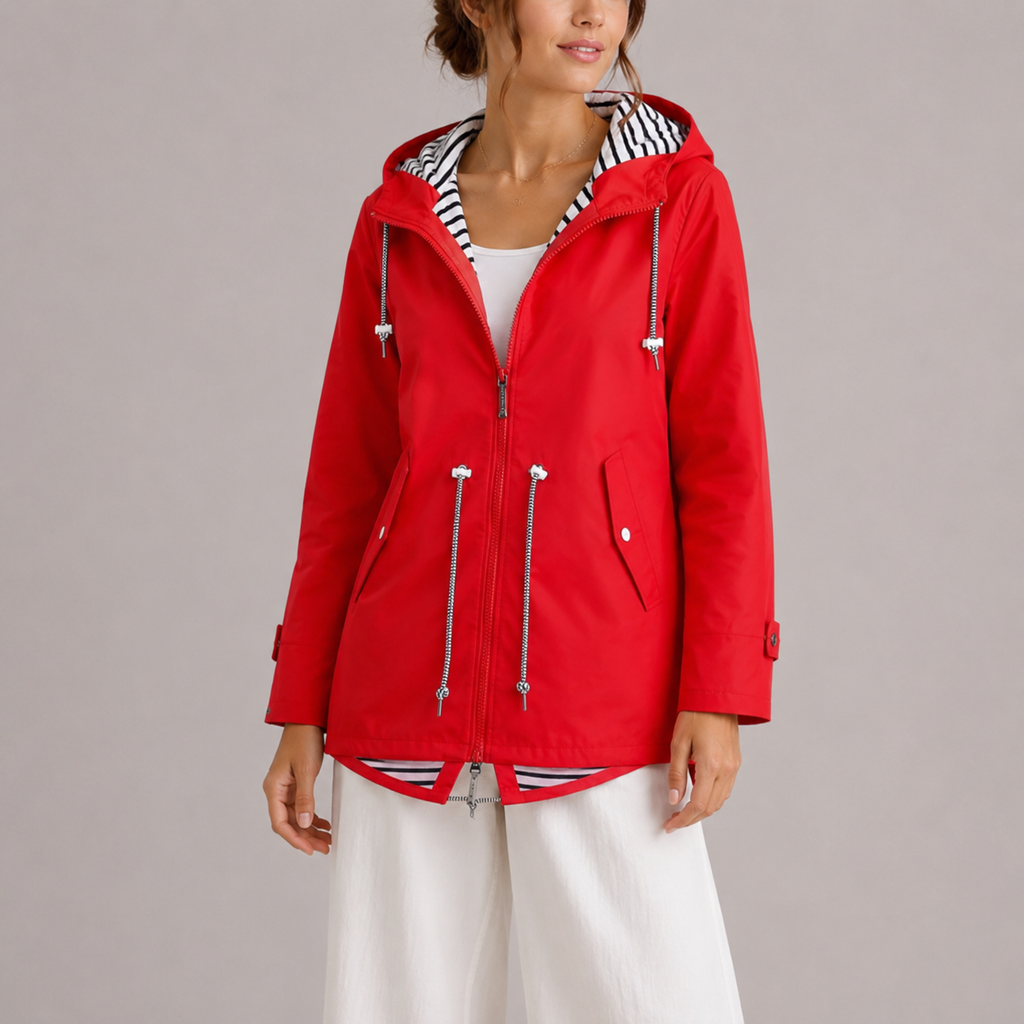 Women's Waterproof Jacket – Stylish Outerwear for Rainy Days, Outdoor Adventures