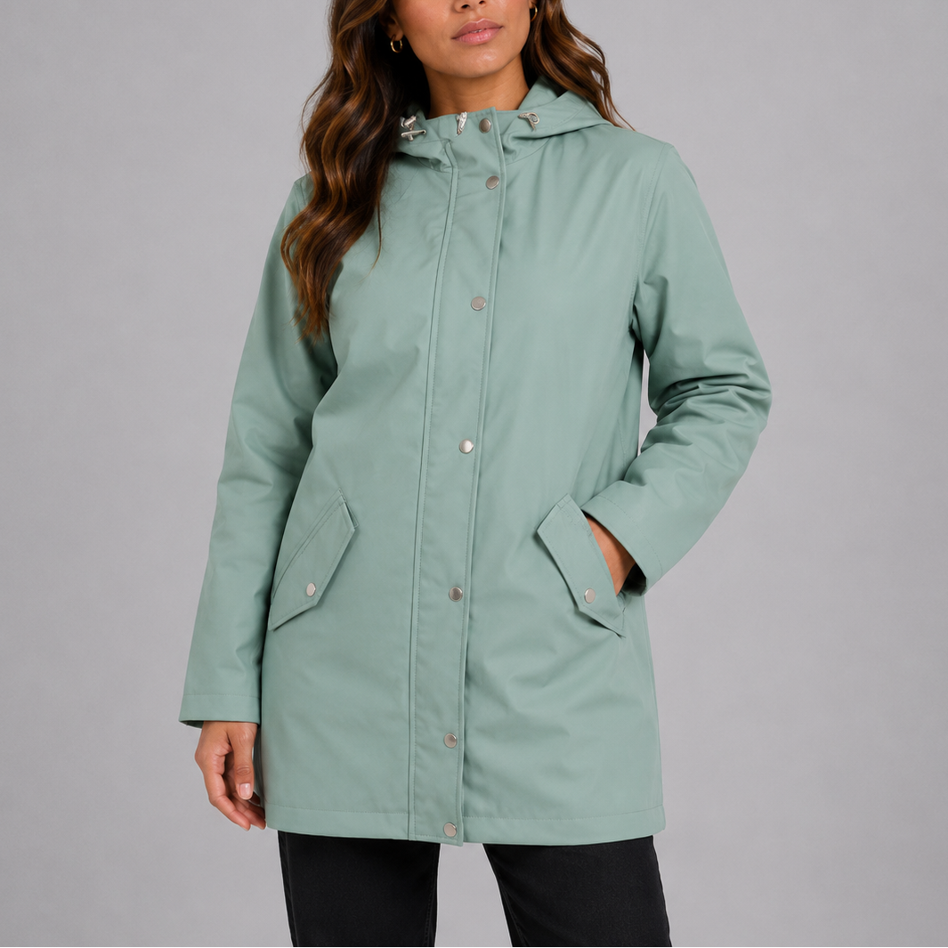 Women's Lightweight Waterproof Raincoat – Outdoor, Travel