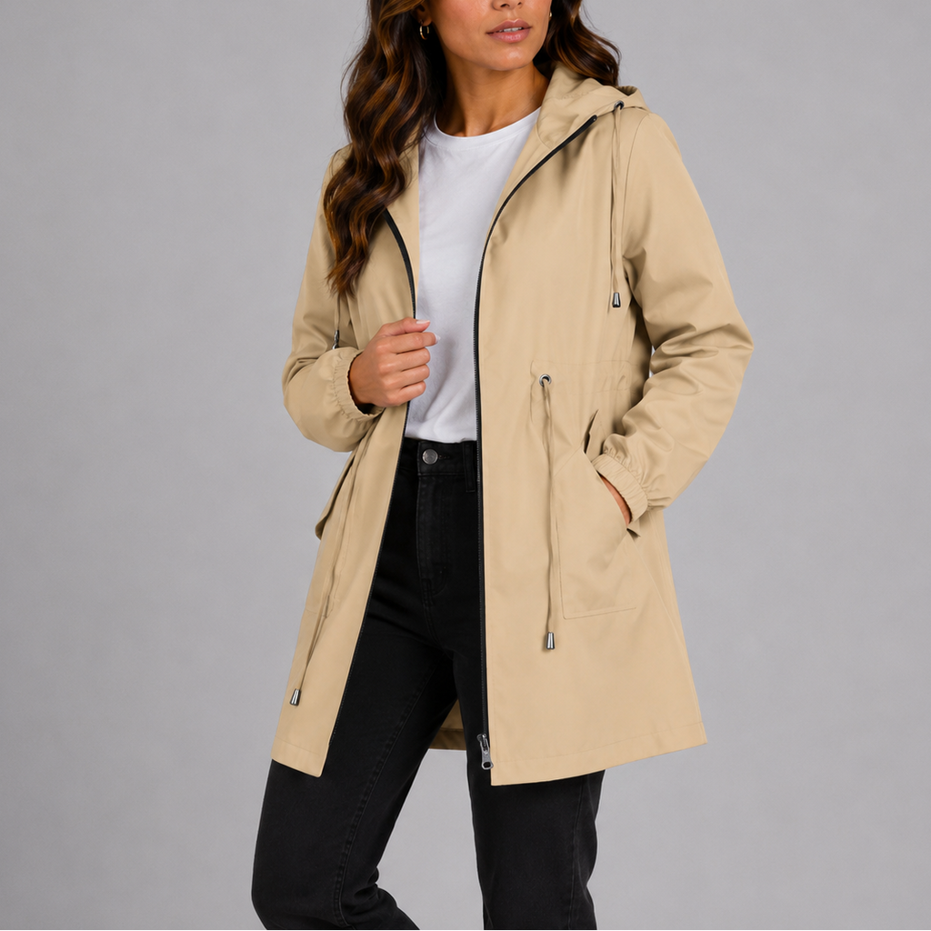 Women's Waterproof Lightweight Rain Coat with Hood – Outdoor, Travel