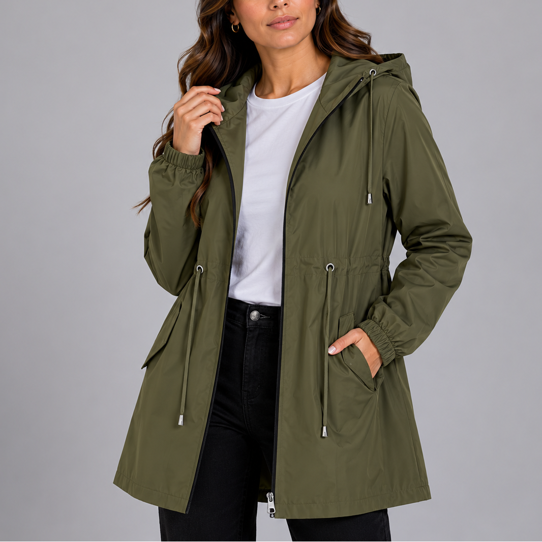 Women's Waterproof Lightweight Rain Coat with Hood – Outdoor, Travel