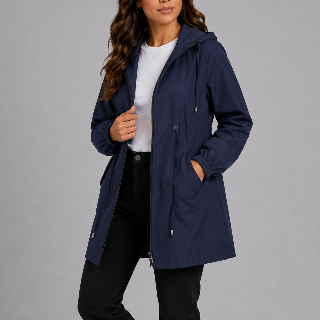 Women's Waterproof Lightweight Rain Coat with Hood – Outdoor, Travel