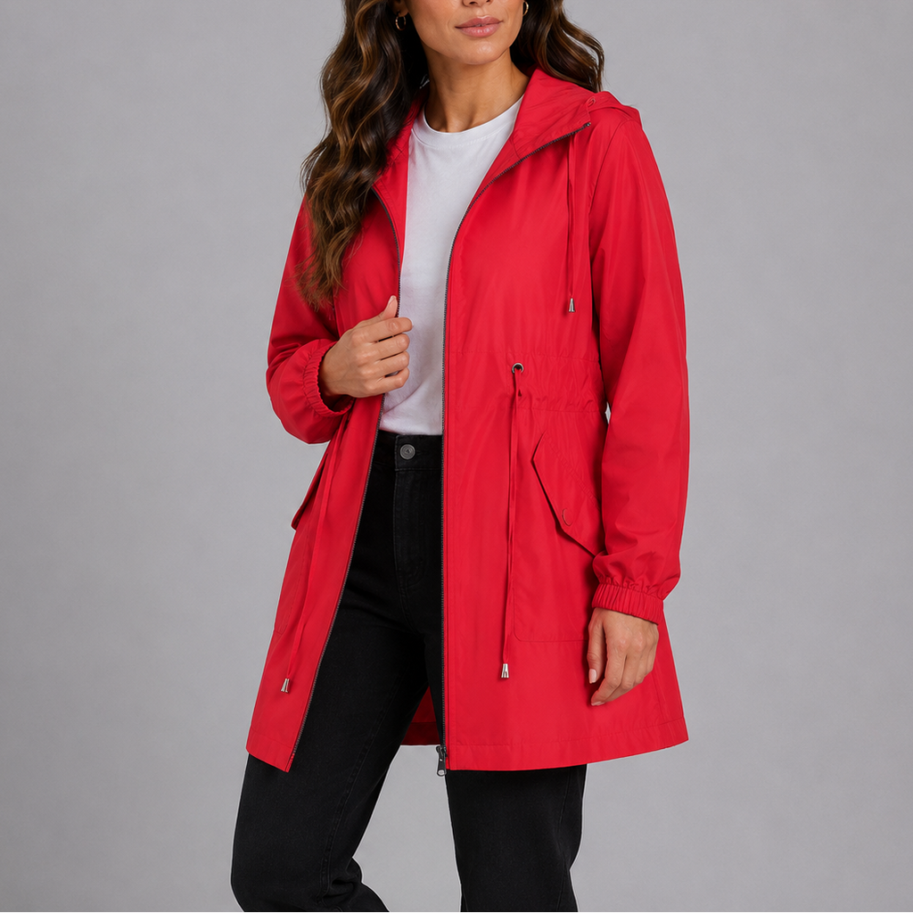Women's Waterproof Lightweight Rain Coat with Hood – Outdoor, Travel