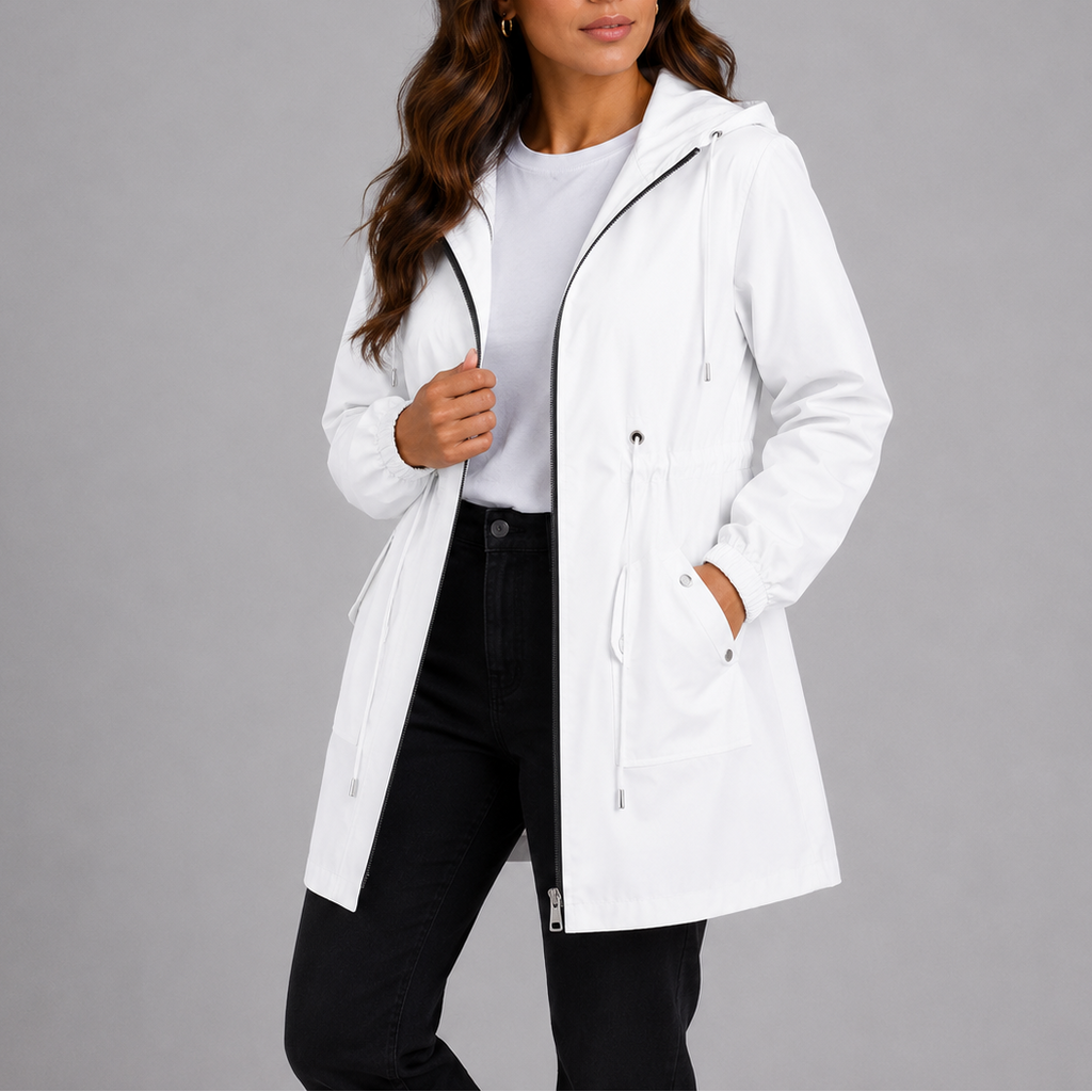 Women's Waterproof Lightweight Rain Coat with Hood – Outdoor, Travel
