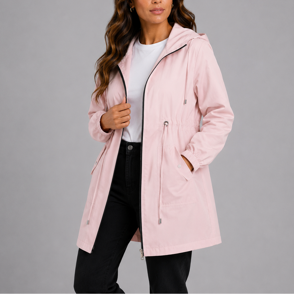 Women's Waterproof Lightweight Rain Coat with Hood – Outdoor, Travel