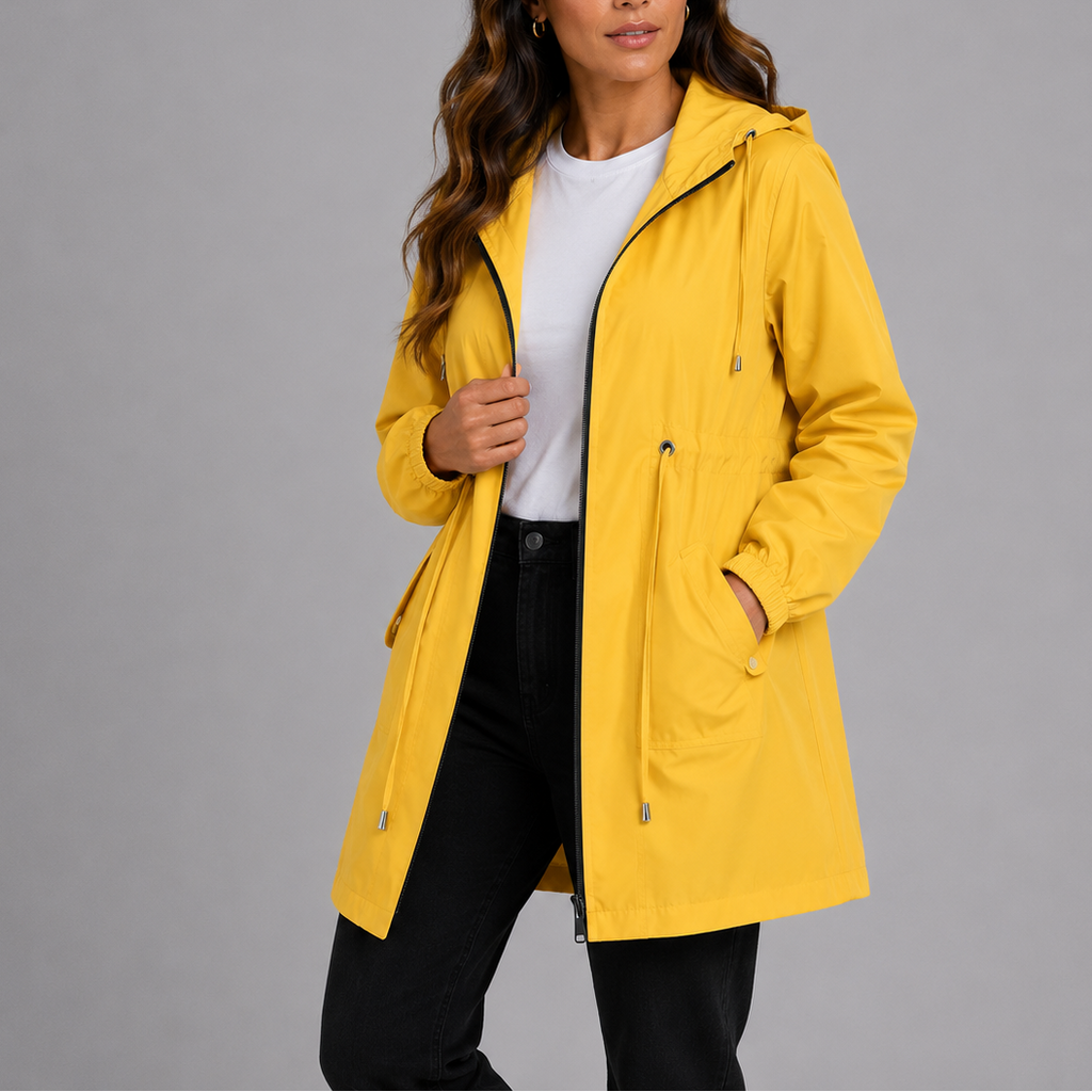 Women's Waterproof Lightweight Rain Coat with Hood – Outdoor, Travel