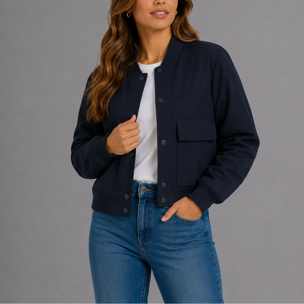 Casual Bomber Jacket Women – Lightweight, Everyday Style – Casual Wear, Layering