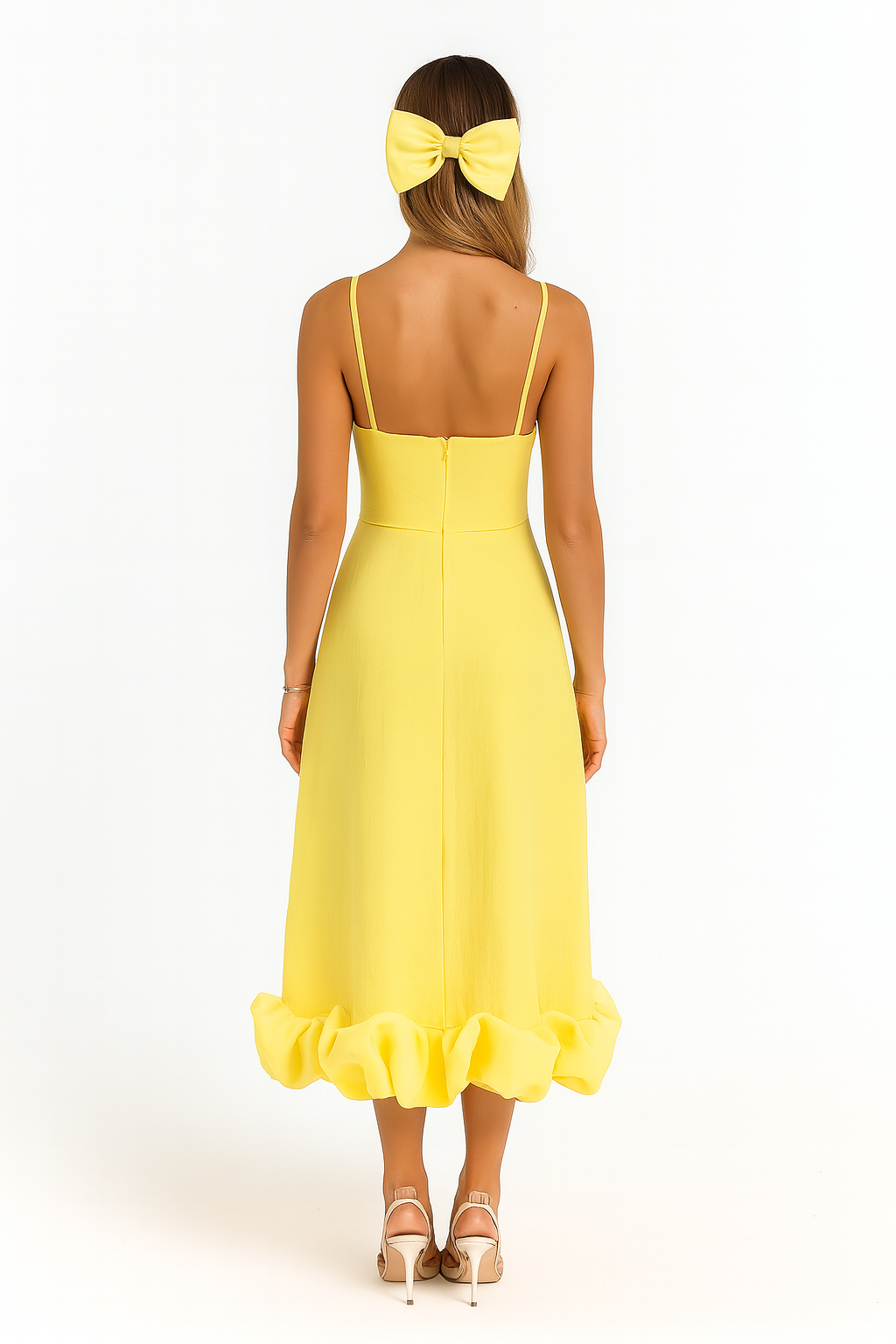 Chiffon Midi Dress – Occasion Gown for Weddings & Events