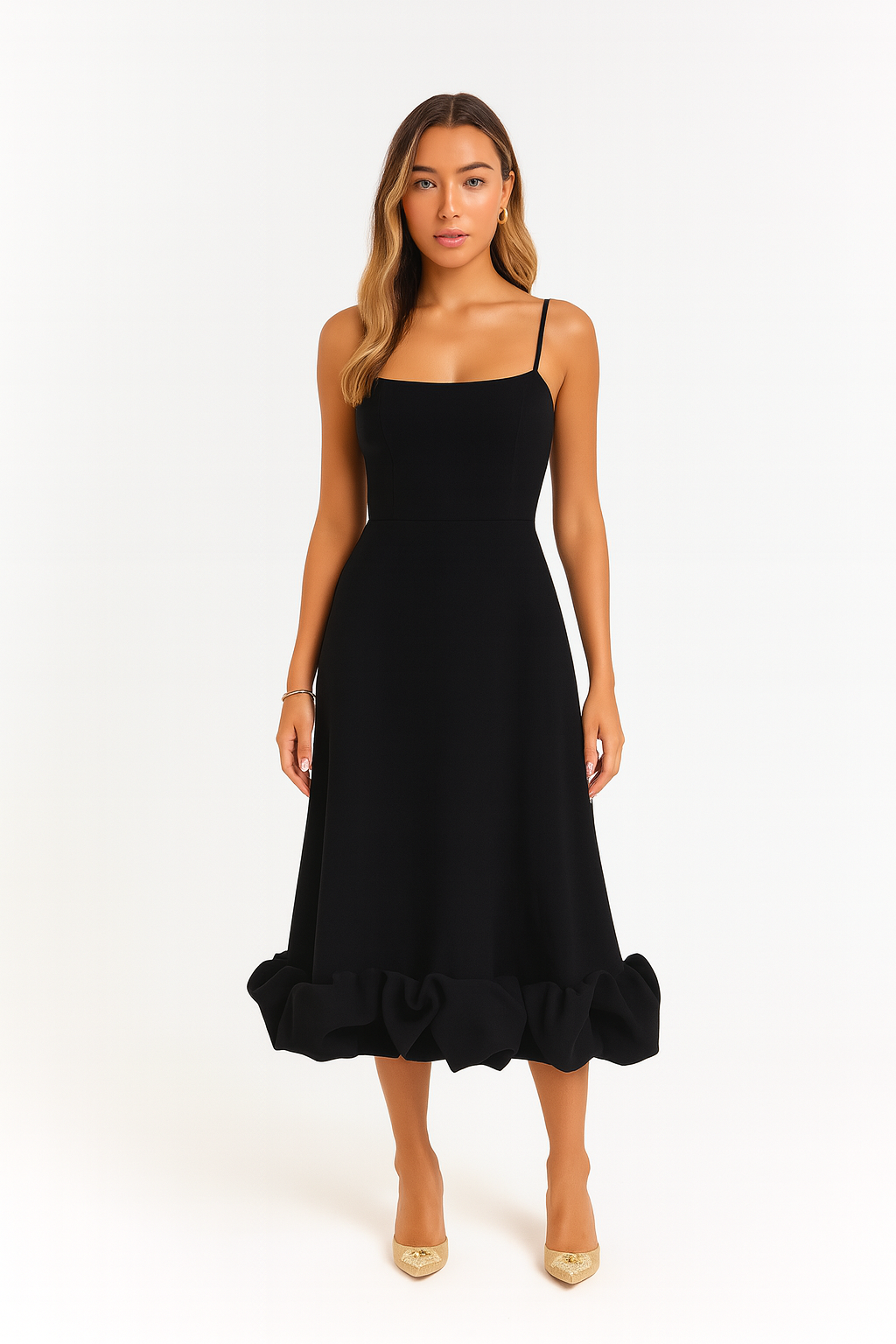 Chiffon Midi Dress – Occasion Gown for Weddings & Events