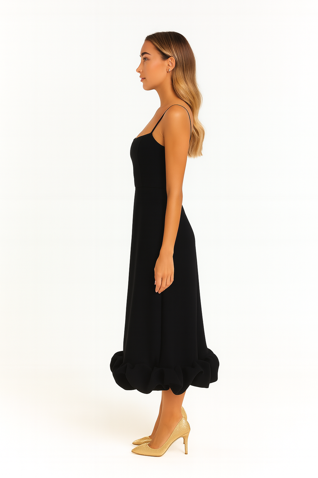 Chiffon Midi Dress – Occasion Gown for Weddings & Events