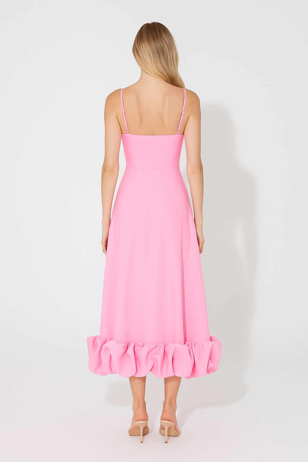Chiffon Midi Dress – Occasion Gown for Weddings & Events