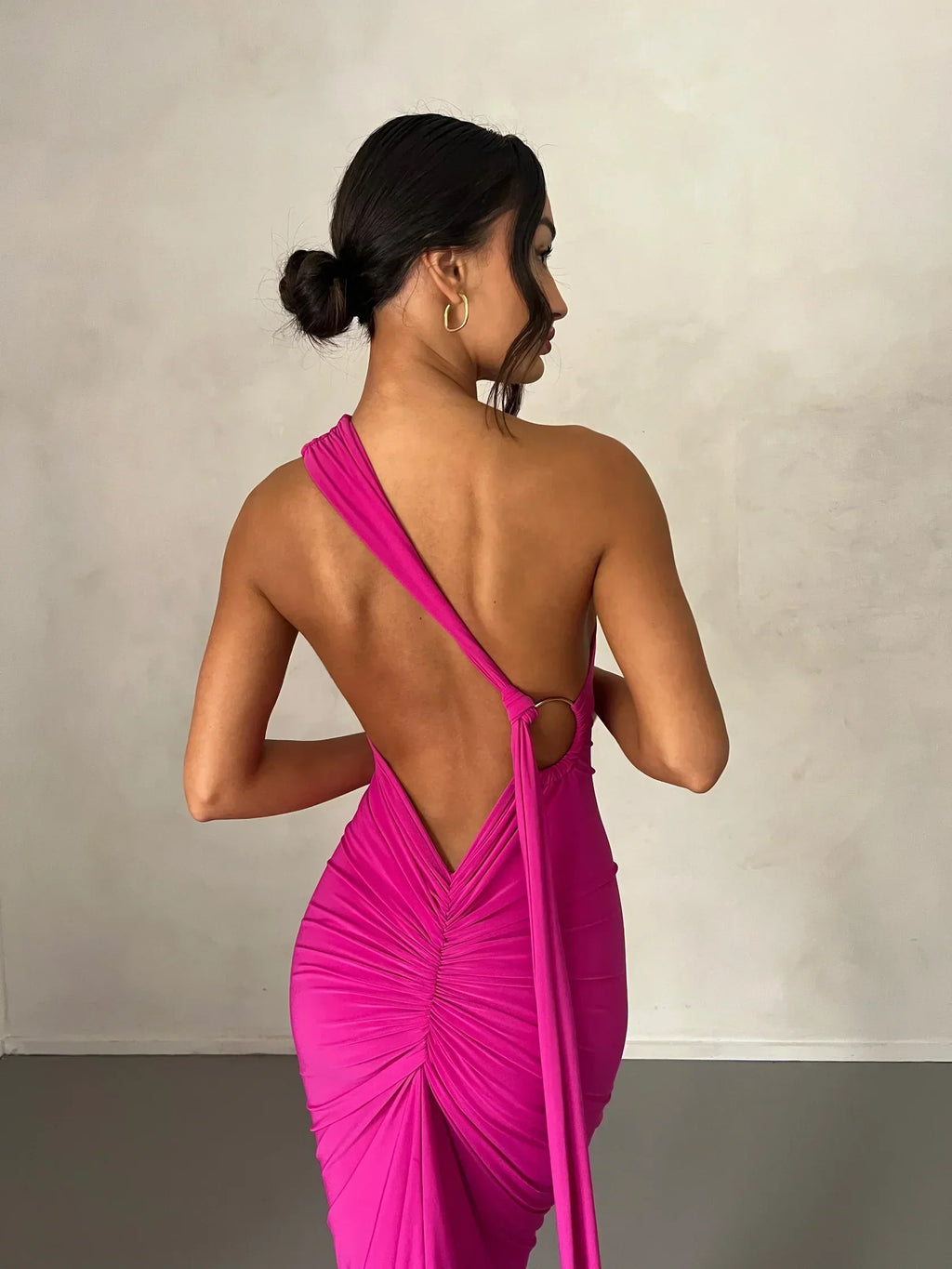 One-Shoulder Maxi Dress – Occasion Gown for Weddings & Events