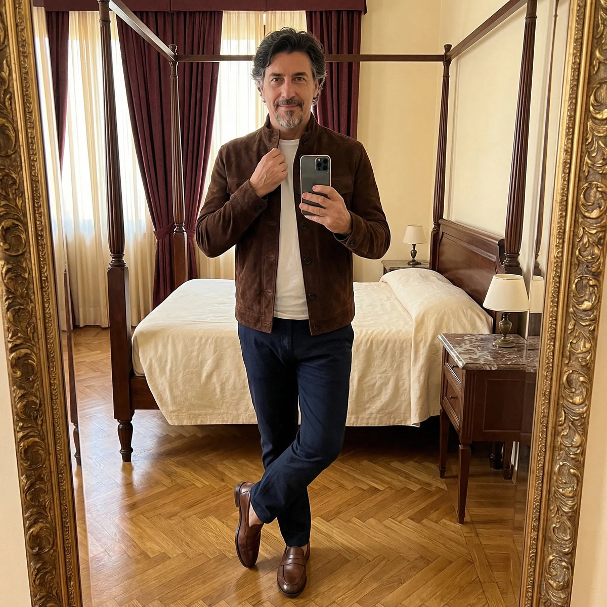 Classic Suede Pocket Jacket – Casual Wear, Everyday Style