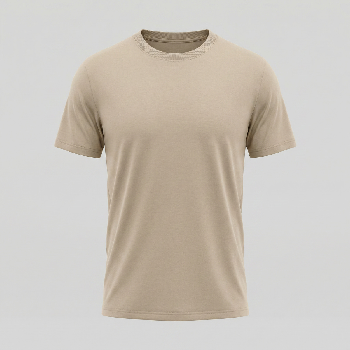 Elegant Short Sleeve T-Shirt for Men - Soft Cotton Casual Wear