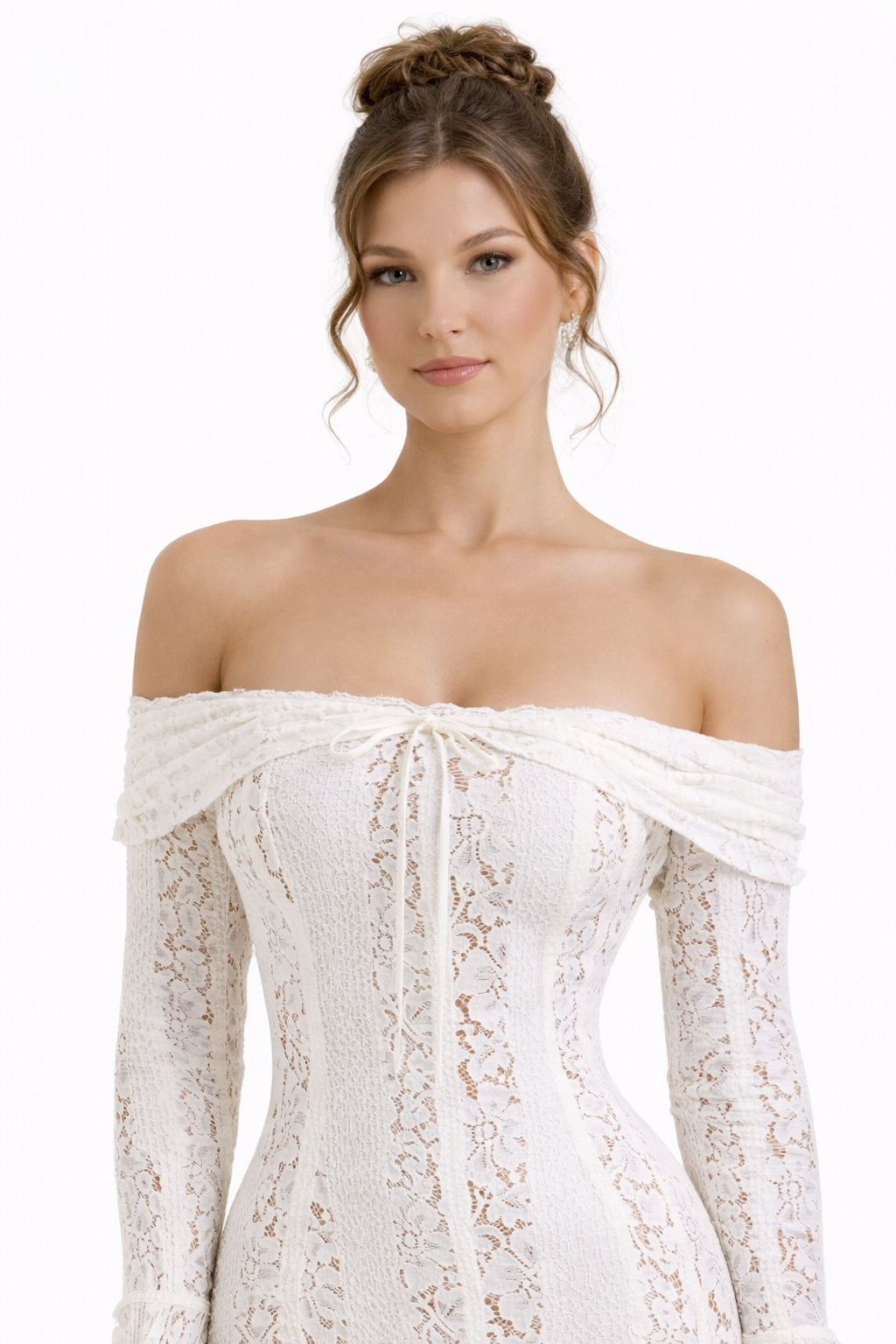 Lace Floral Maxi Dress – Occasion Gown for Weddings & Events