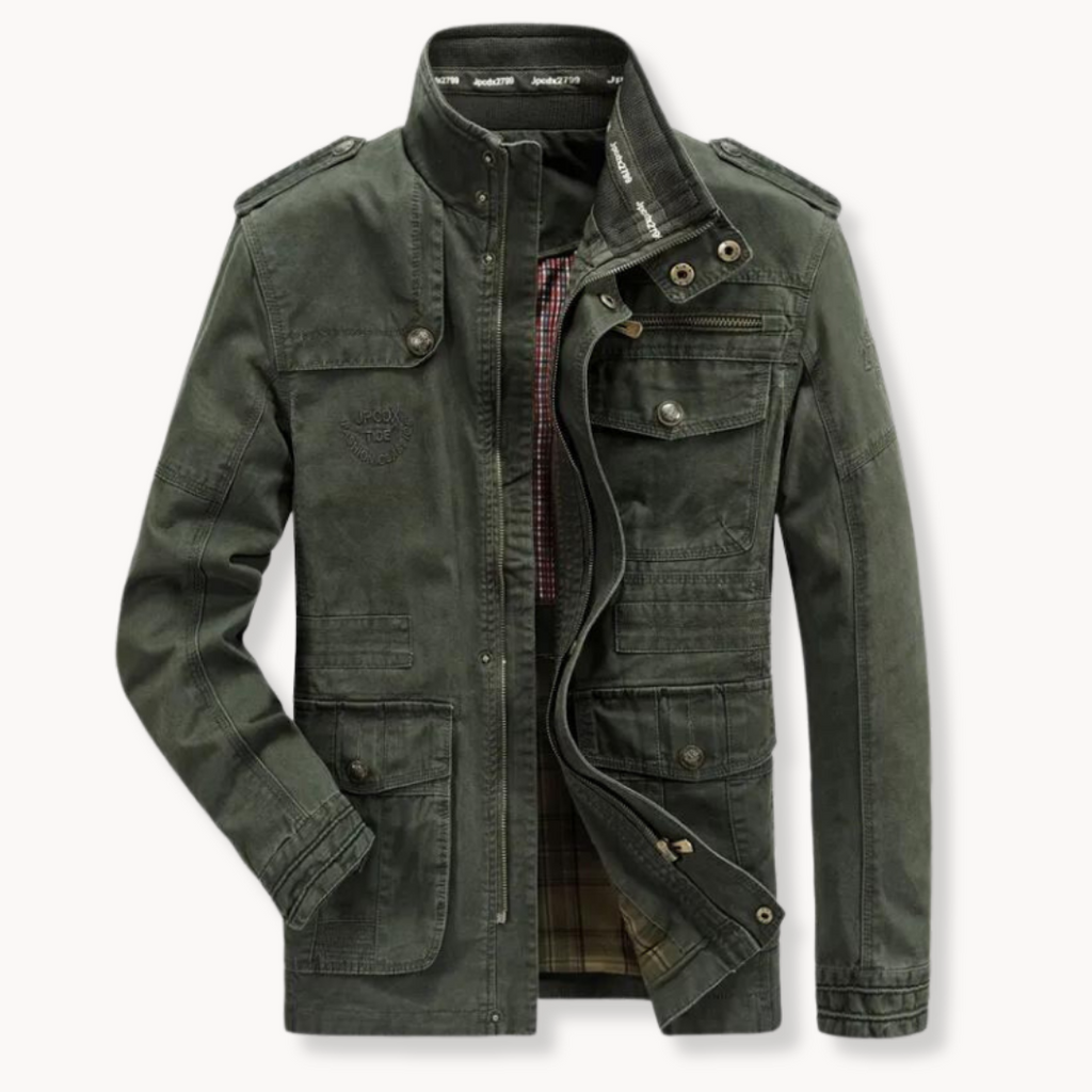 Rugged Explorer Cargo Jacket – Casual, Outdoor, Versatile Design