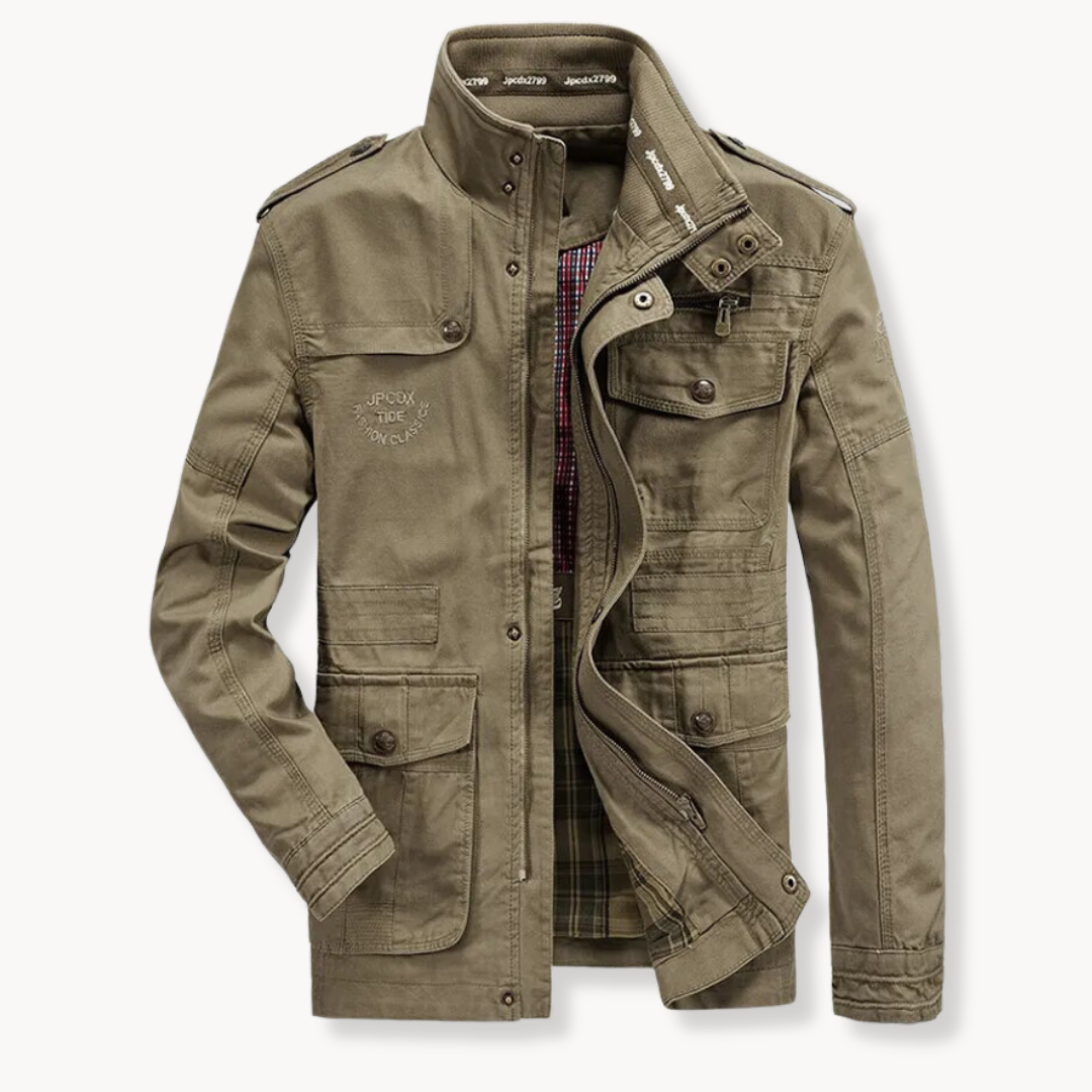 Rugged Explorer Cargo Jacket – Casual, Outdoor, Versatile Design
