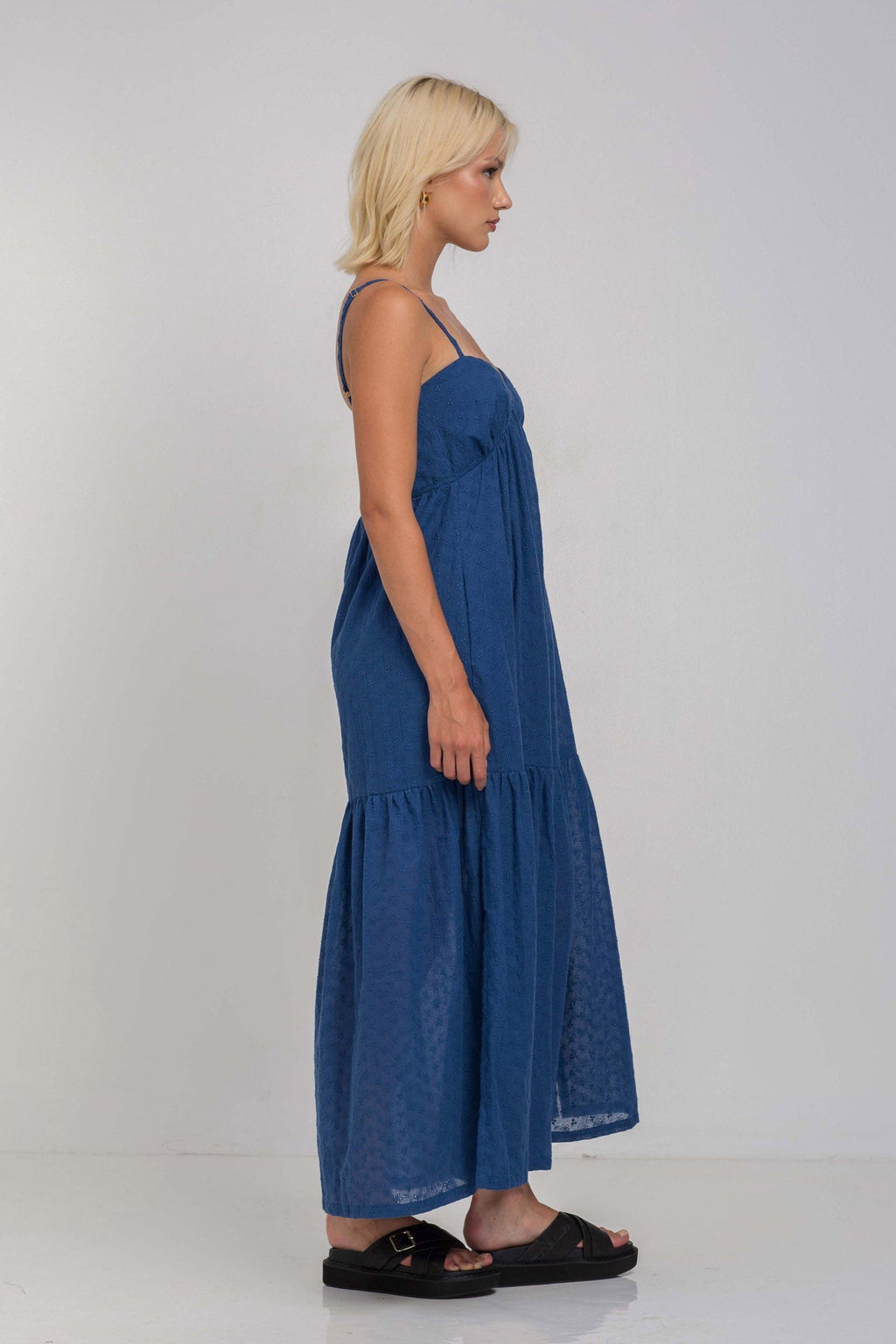 Cotton Midi Dress – Occasion Gown for Weddings & Events