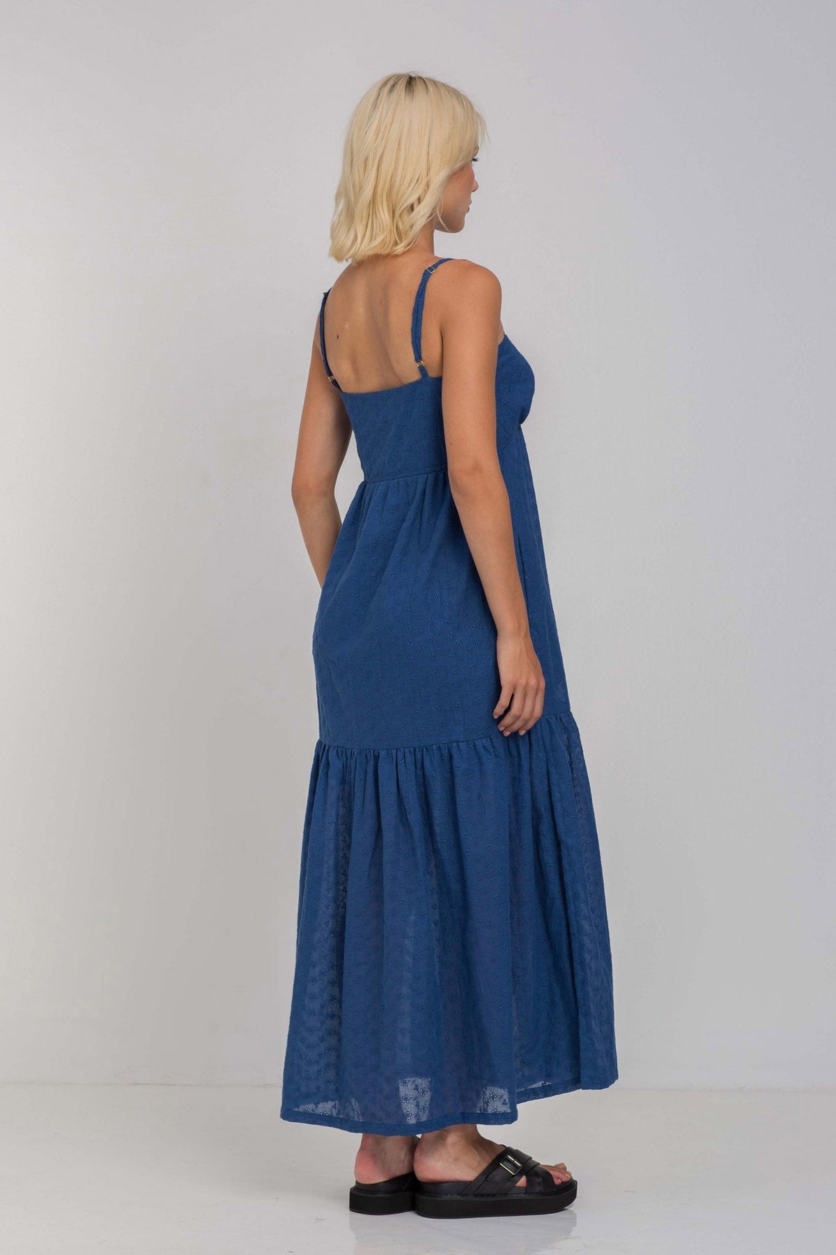 Cotton Midi Dress – Occasion Gown for Weddings & Events