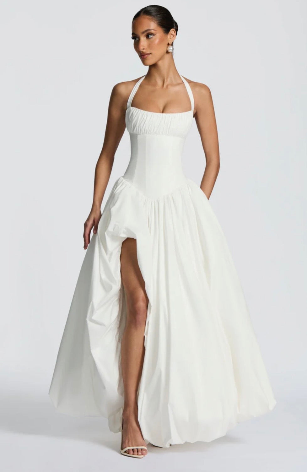 Halter Maxi Dress – Occasion Gown for Weddings & Events
