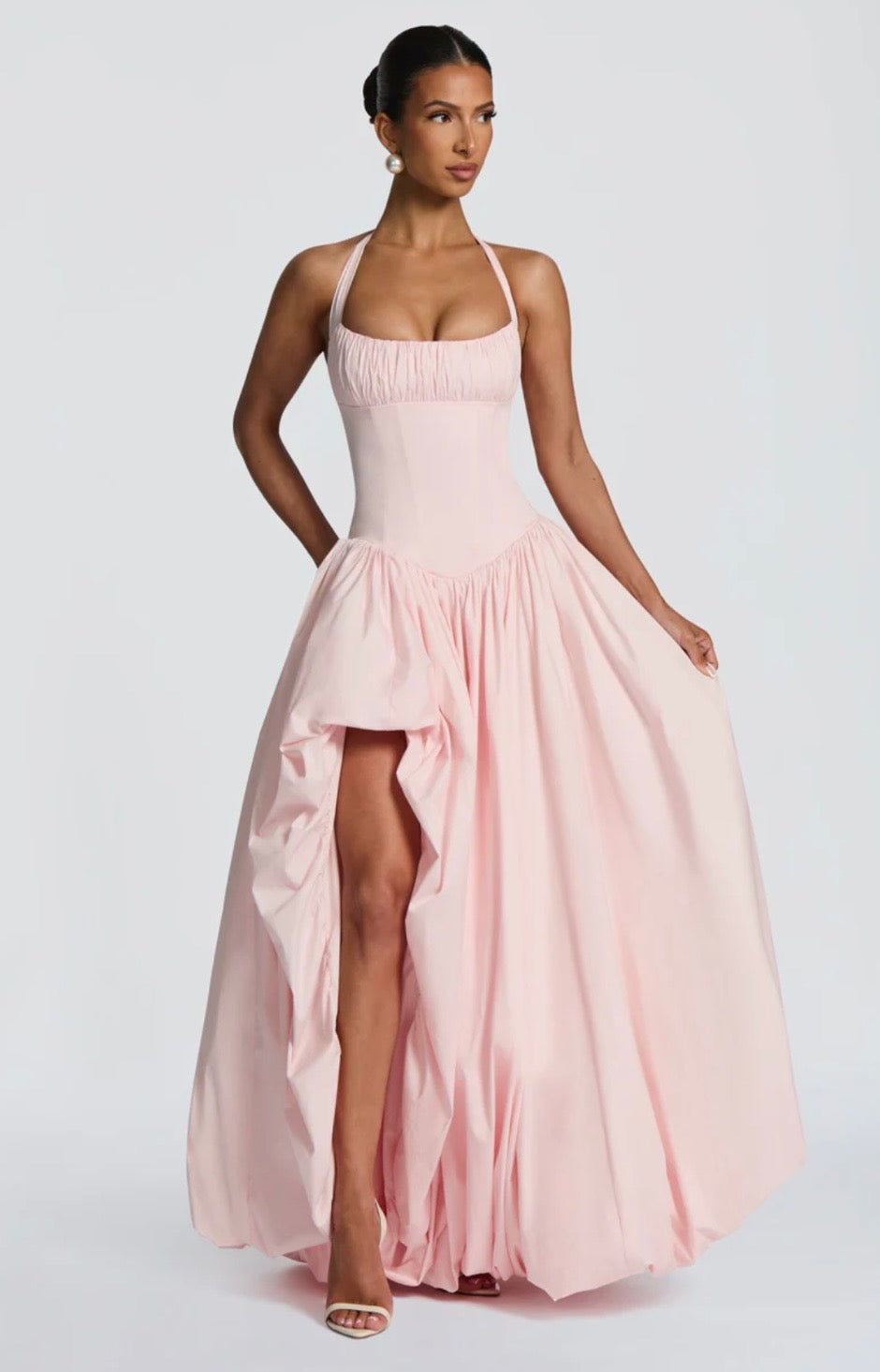 Halter Maxi Dress – Occasion Gown for Weddings & Events