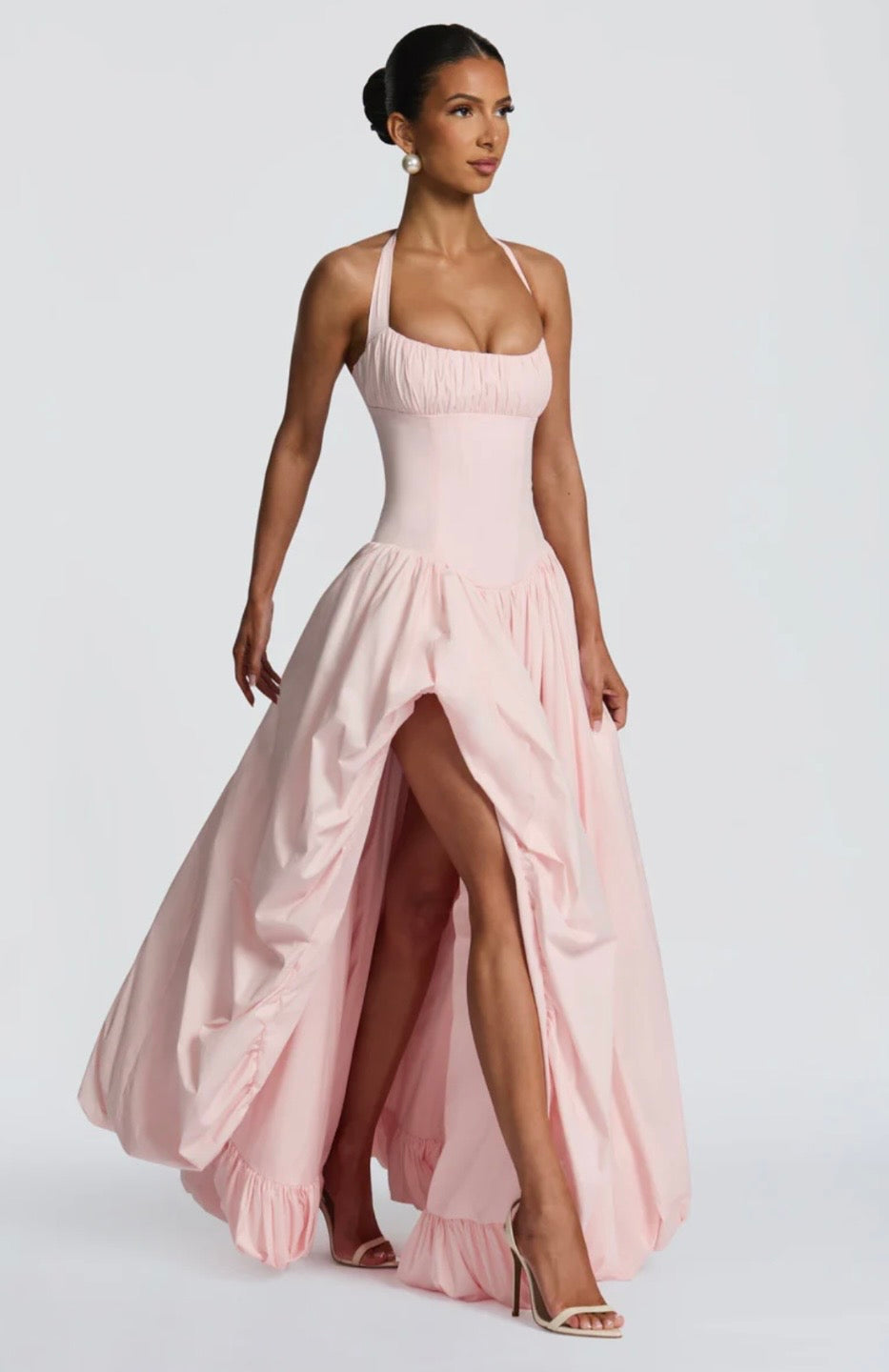 Halter Maxi Dress – Occasion Gown for Weddings & Events