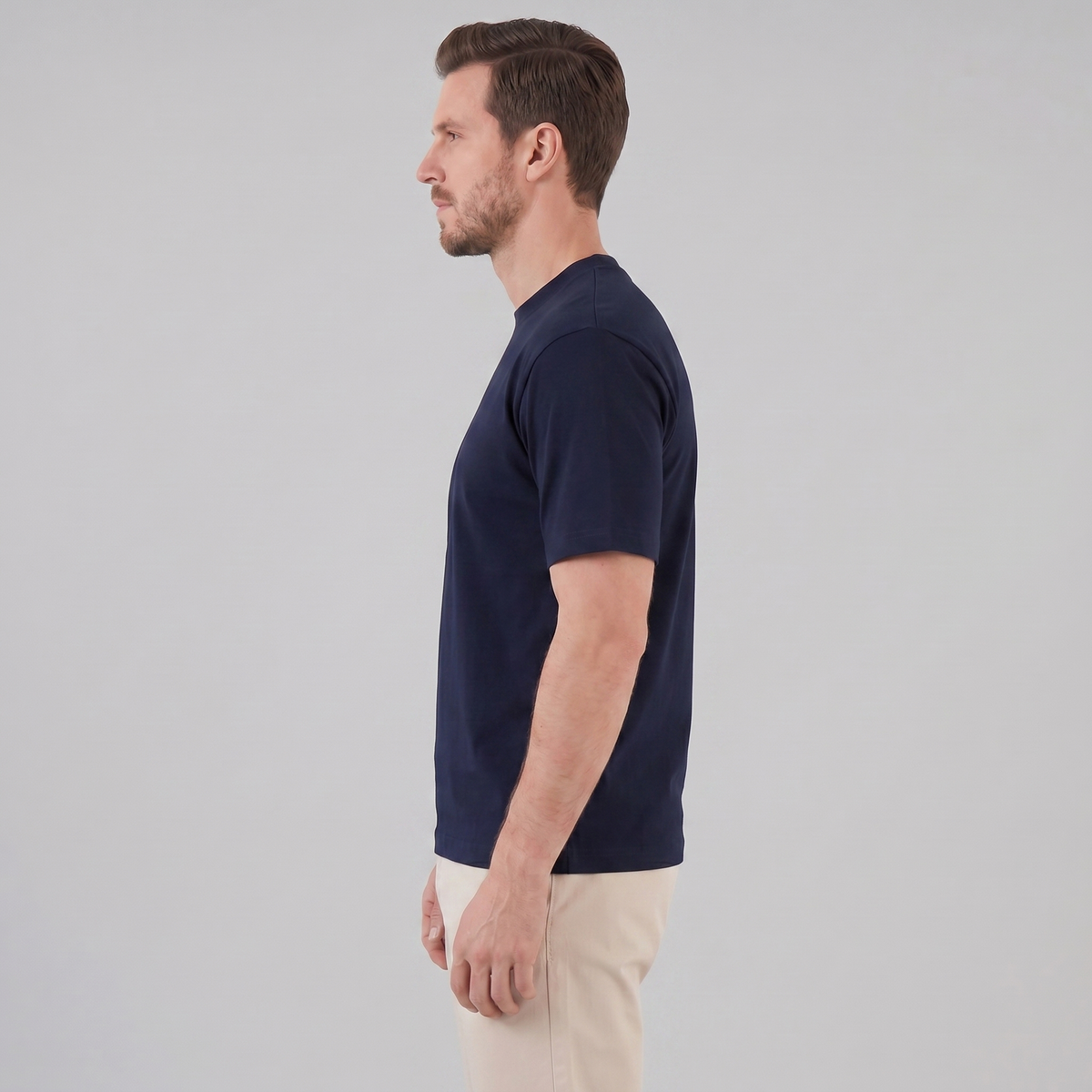 Heavyweight Cotton Oversized T-Shirt for Men - Casual Everyday Wear