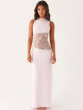 Lace Backless Maxi Dress – Occasion Gown for Weddings & Events