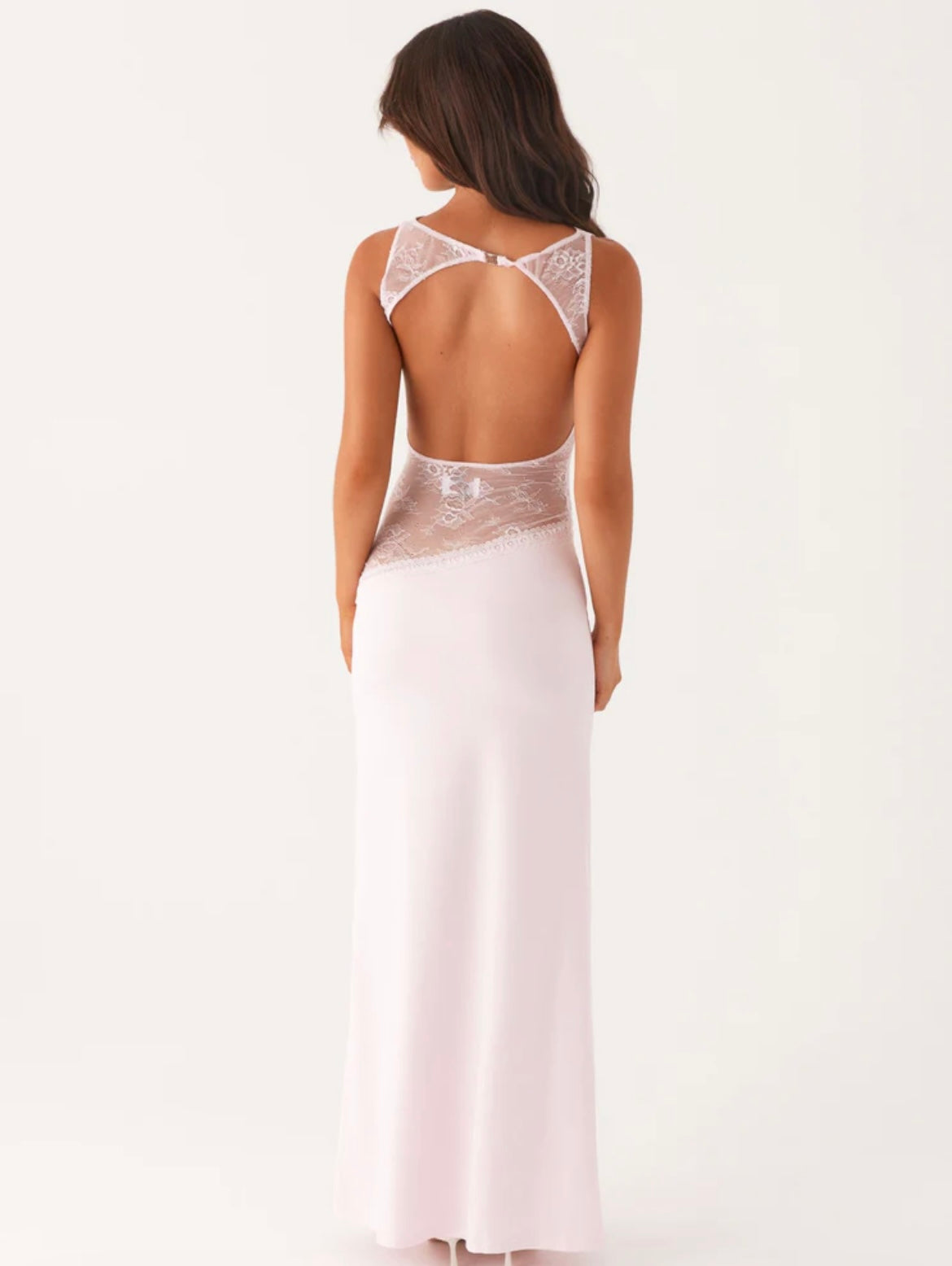 Lace Backless Maxi Dress – Occasion Gown for Weddings & Events