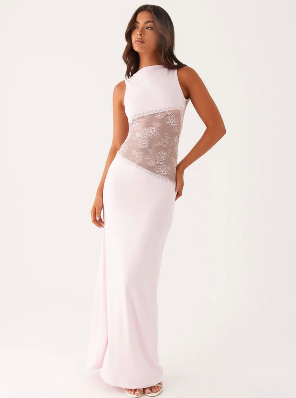 Lace Backless Maxi Dress – Occasion Gown for Weddings & Events