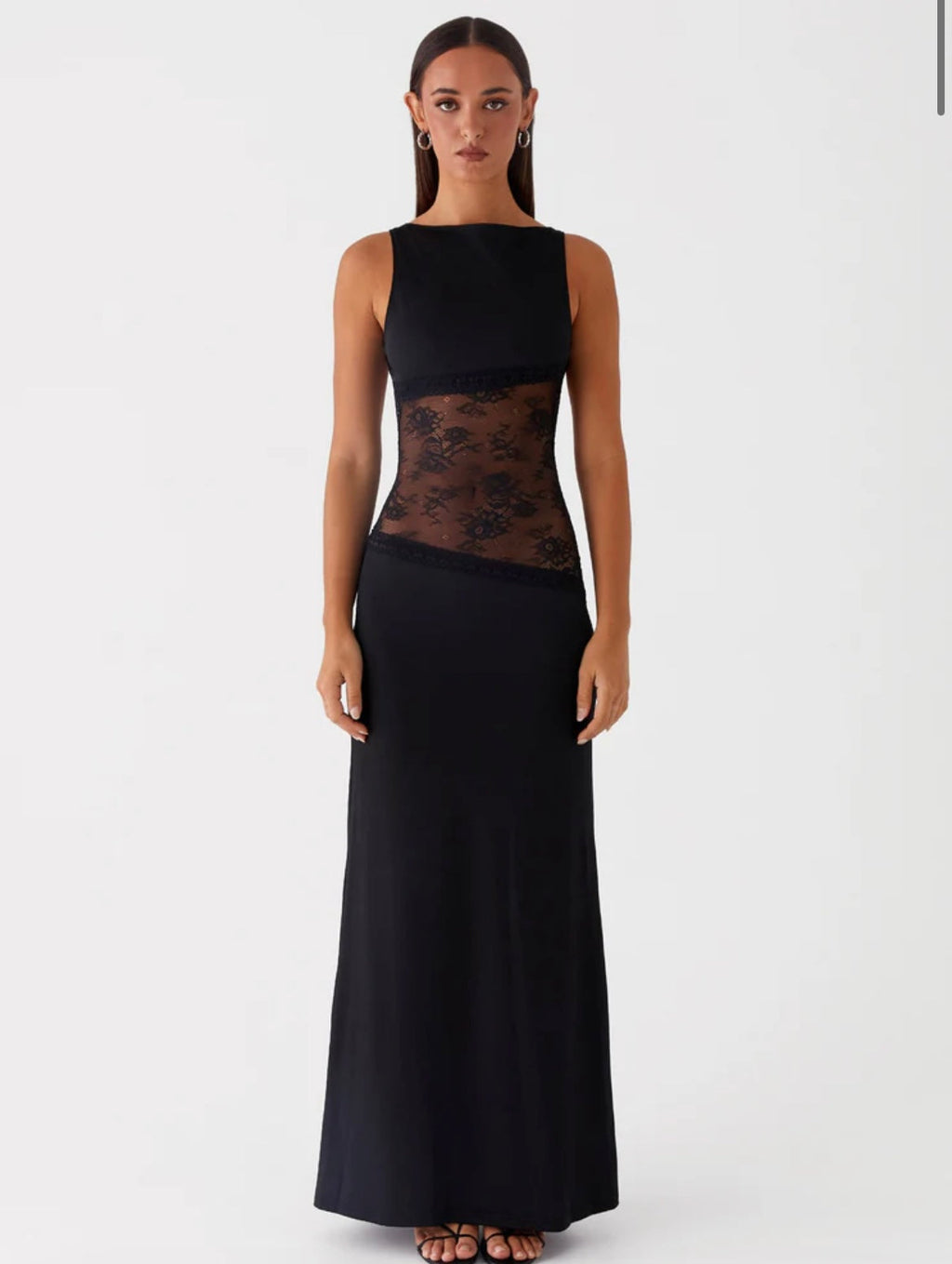 Lace Backless Maxi Dress – Occasion Gown for Weddings & Events