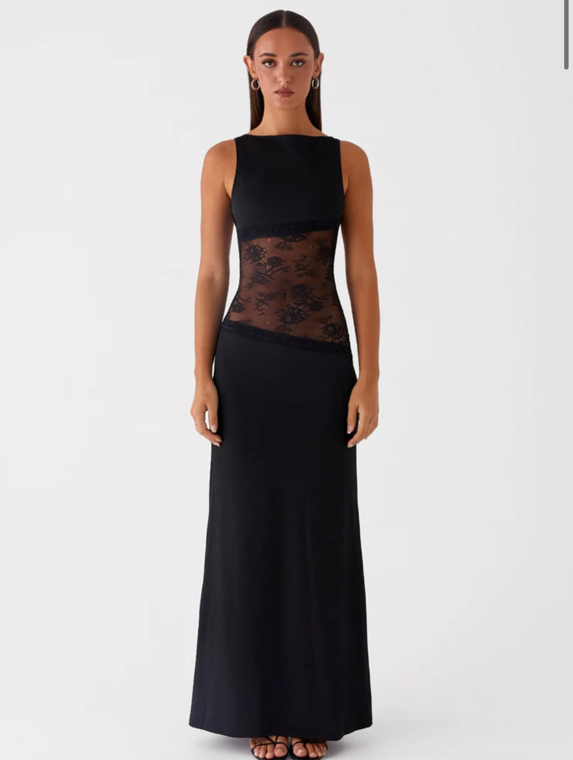 Lace Backless Maxi Dress – Occasion Gown for Weddings & Events