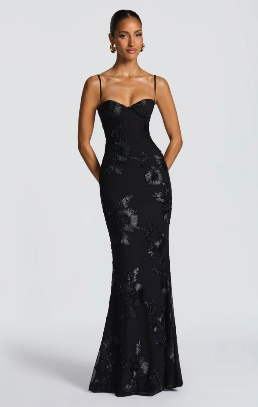 Floral Maxi Dress – Occasion Gown for Weddings & Events