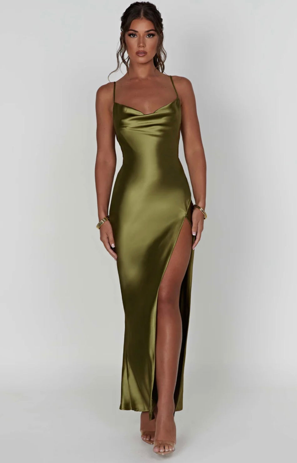 Cowl Maxi Dress – Occasion Gown for Weddings & Events