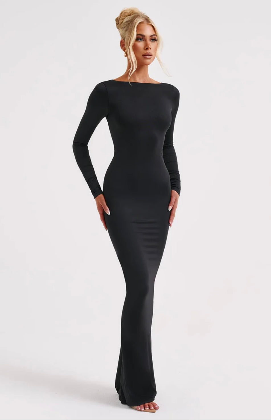 Long-Sleeve Maxi Dress – Long Sleeve, Occasion Gown for Weddings & Events