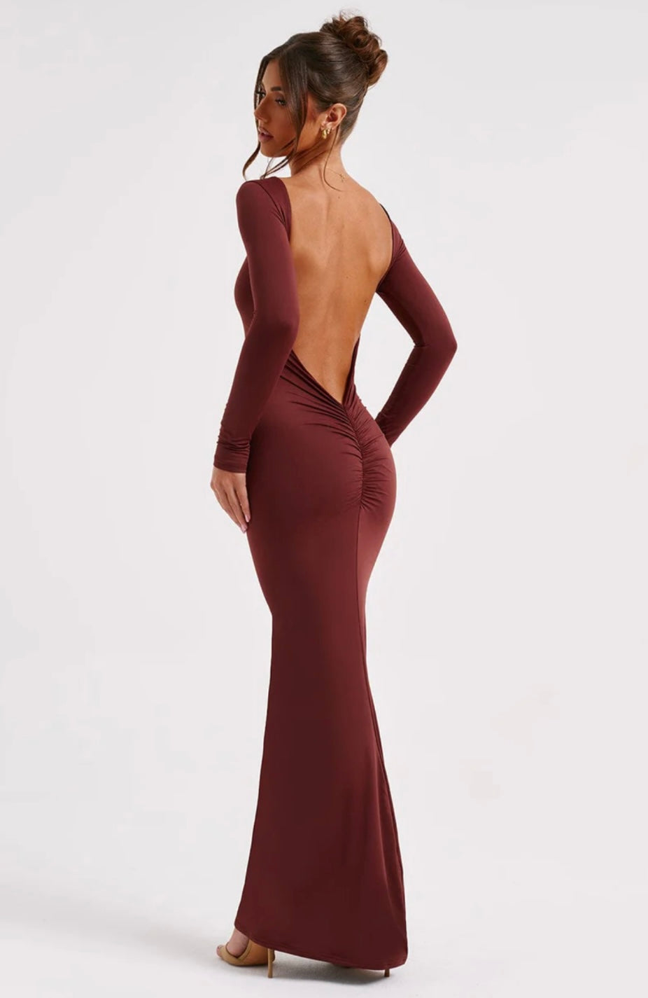 Long-Sleeve Maxi Dress – Long Sleeve, Occasion Gown for Weddings & Events