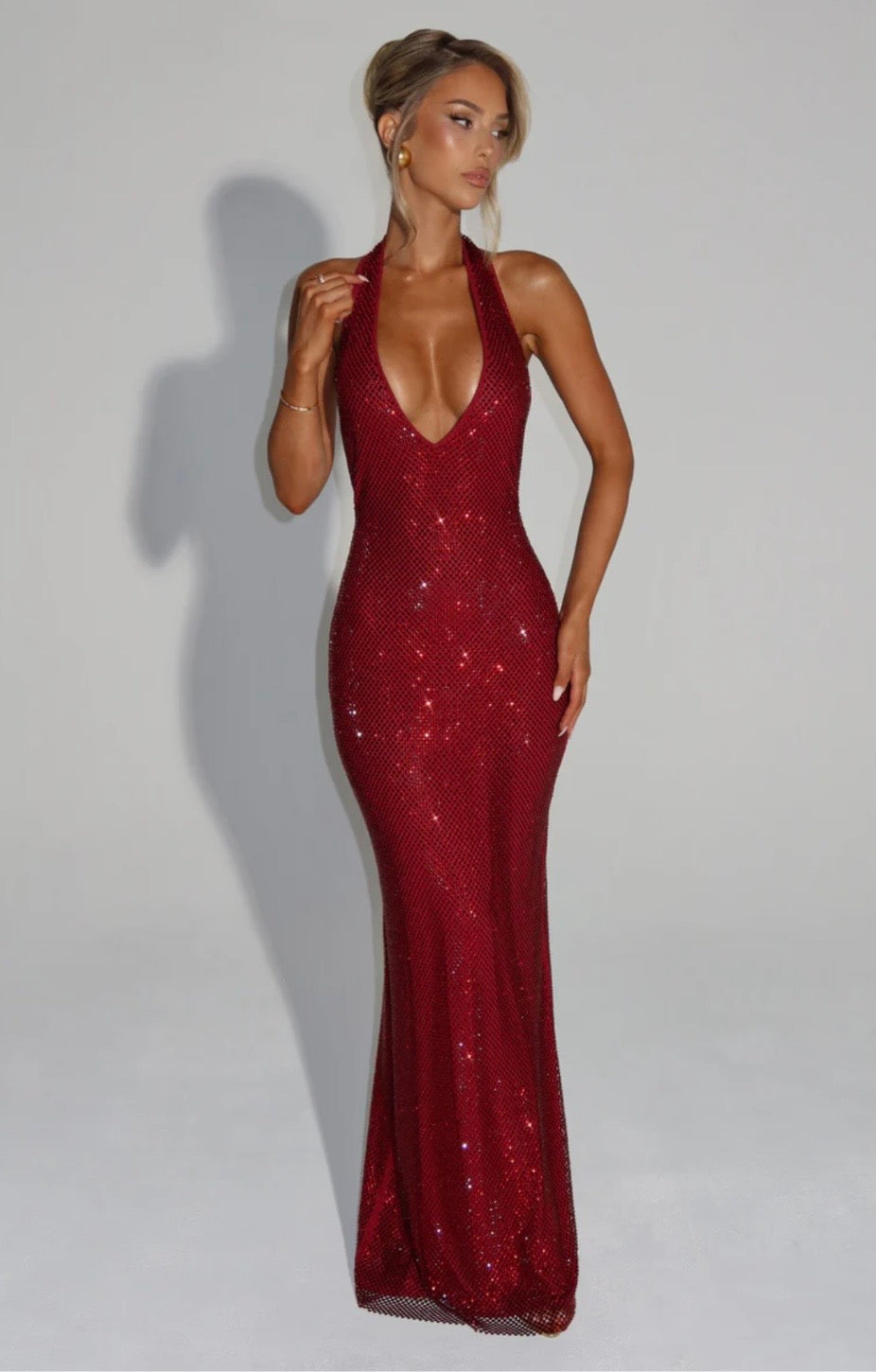 Halter Maxi Dress – Occasion Gown for Weddings & Events