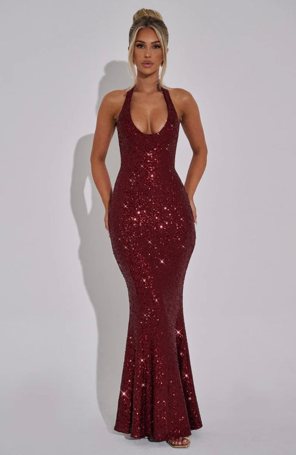 Halter Maxi Dress – Occasion Gown for Weddings & Events