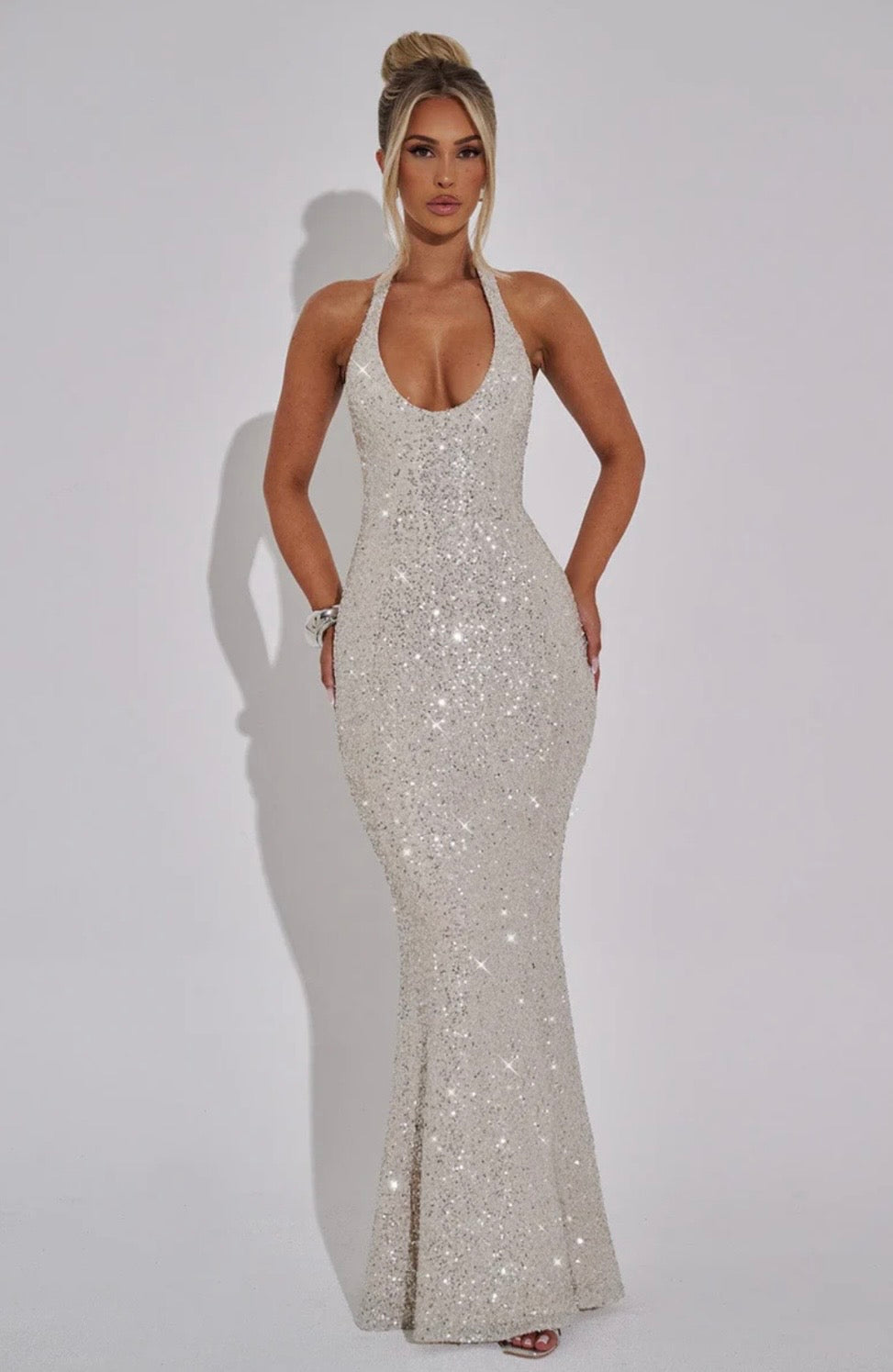 Halter Maxi Dress – Occasion Gown for Weddings & Events