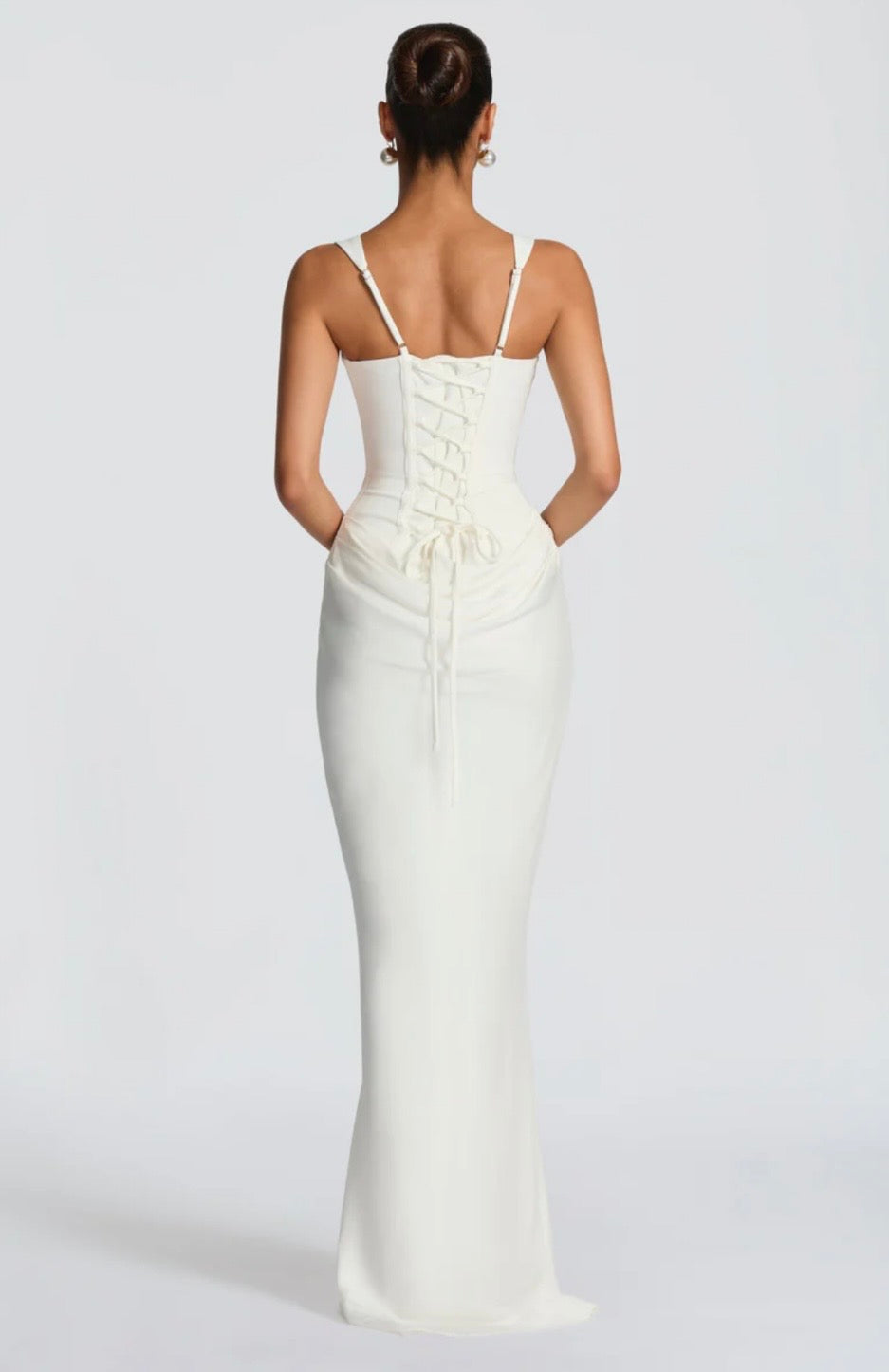 Square-Neck Maxi Dress – Square Neck, Occasion Gown for Weddings & Events
